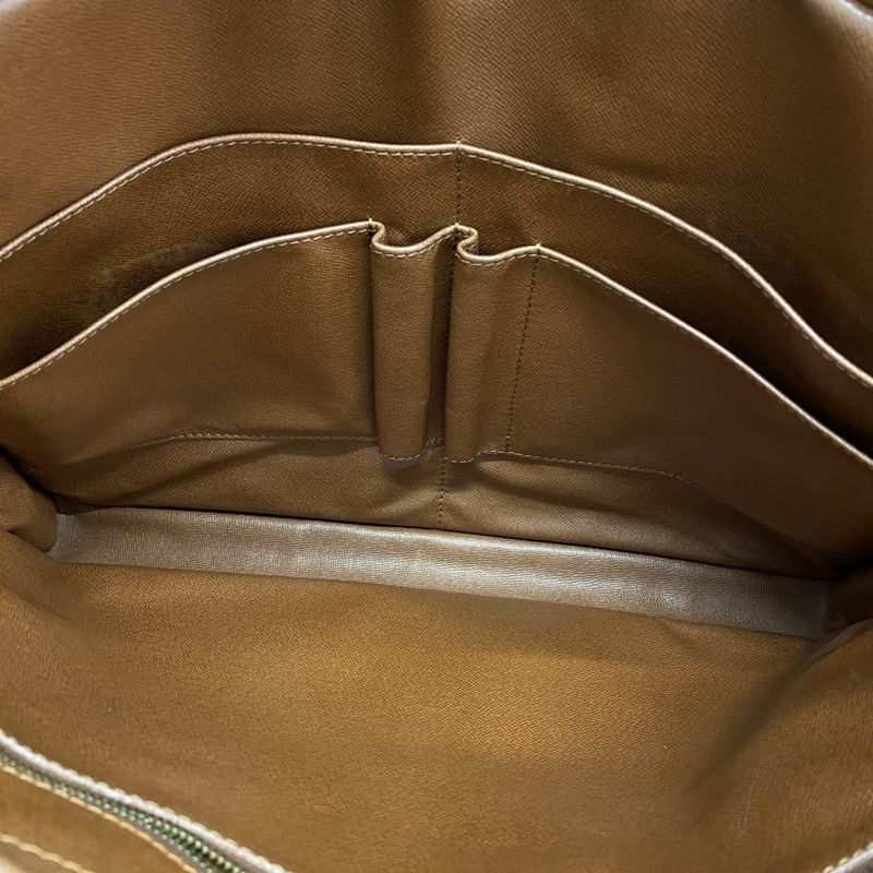 Louis Vuitton Business Bag Monogram Porte Documents Voyage M40226 Brown Men's