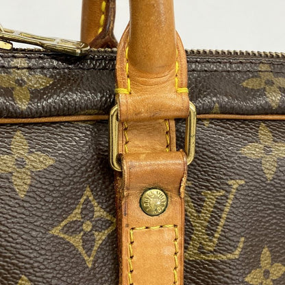 Louis Vuitton Business Bag Monogram Porte Documents Voyage M40226 Brown Men's