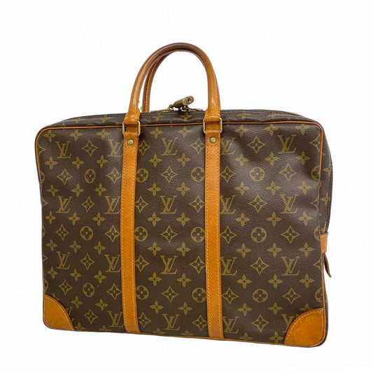 Louis Vuitton Business Bag Monogram Porte Documents Voyage M40226 Brown Men's