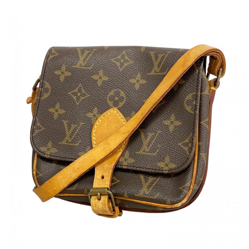 Louis Vuitton Shoulder Bag Monogram Mini Cartier M51254 Brown Ladies