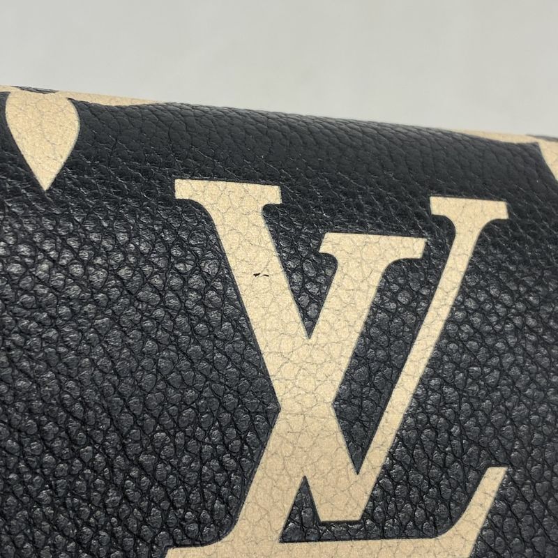 Louis Vuitton Long Wallet Monogram/empreinte Bicolor Portefeuille Emily M83138
