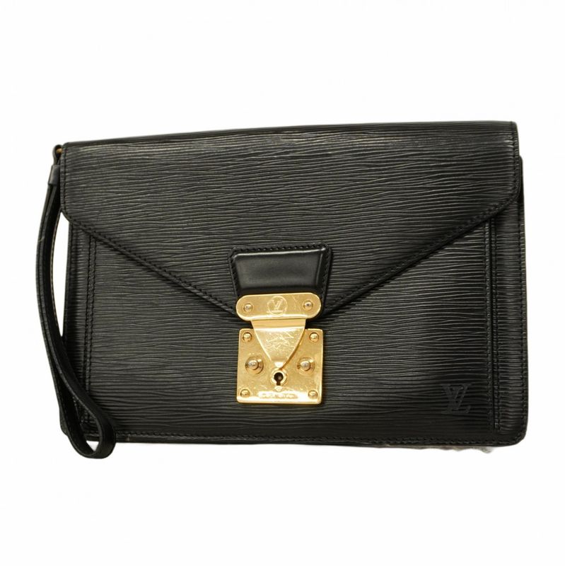 Louis Vuitton Epi Pochette Série Dragonne M52612 Noir Black Men's