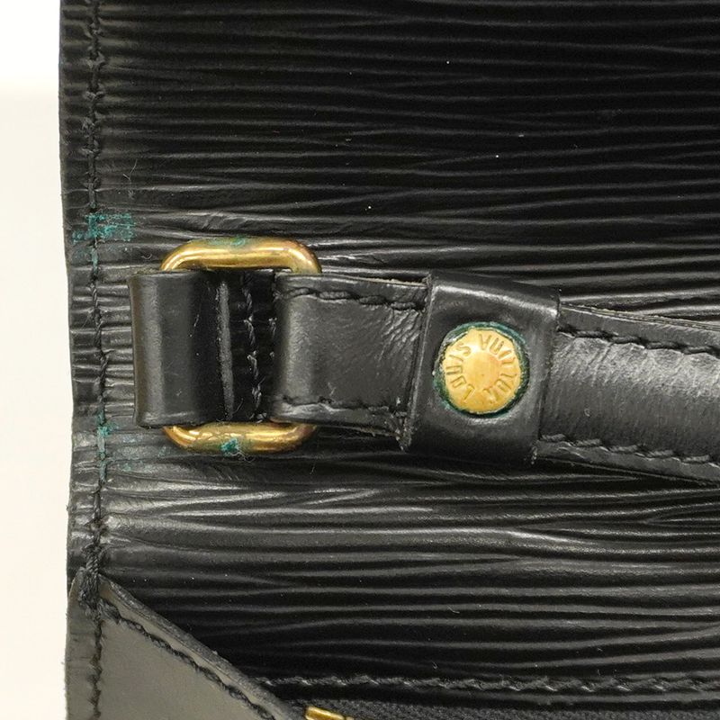 Louis Vuitton Epi Pochette Série Dragonne M52612 Noir Black Men's