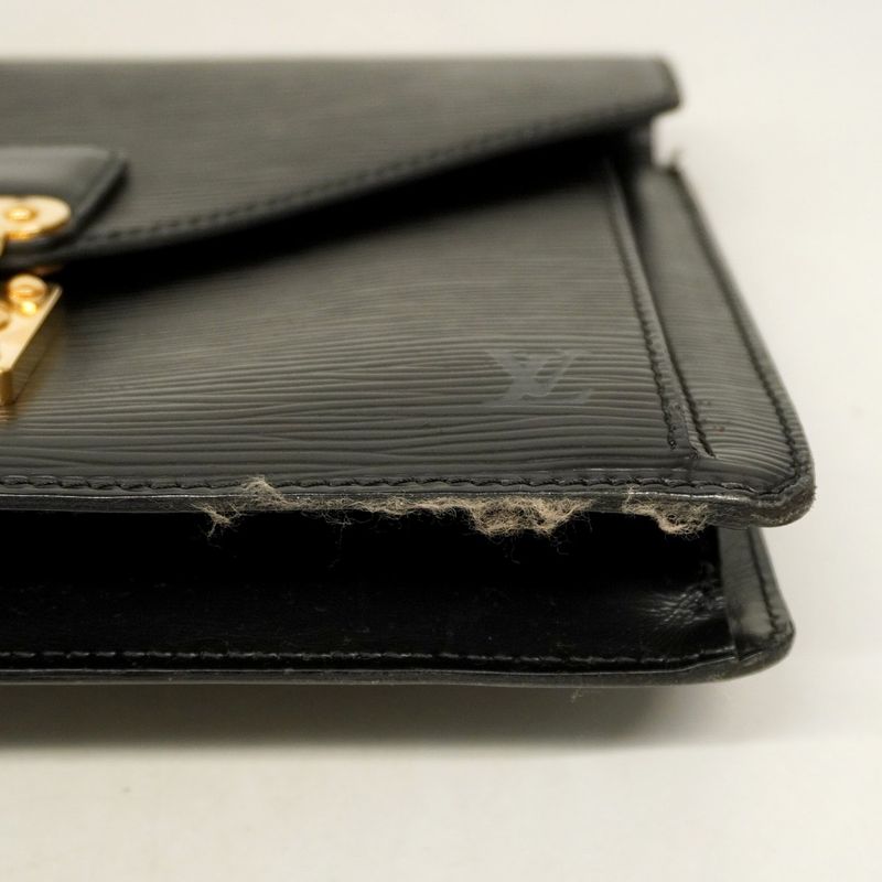 Louis Vuitton Epi Pochette Série Dragonne M52612 Noir Black Men's