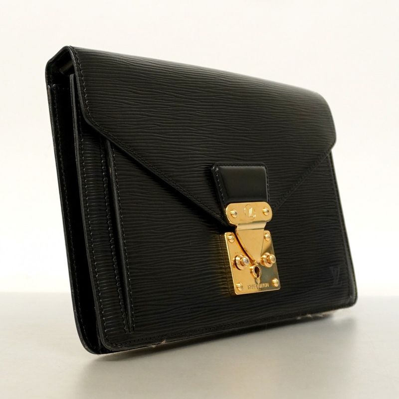 Louis Vuitton Epi Pochette Série Dragonne M52612 Noir Black Men's