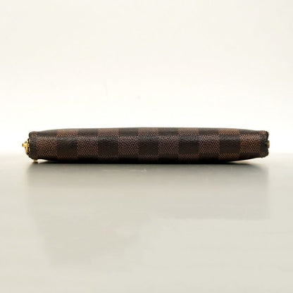 Louis Vuitton Long Wallet Damier Zippy Wallet N60015 Ebène Men Women Unisex
