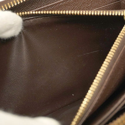 Louis Vuitton Long Wallet Damier Zippy Wallet N60015 Ebène Men Women Unisex