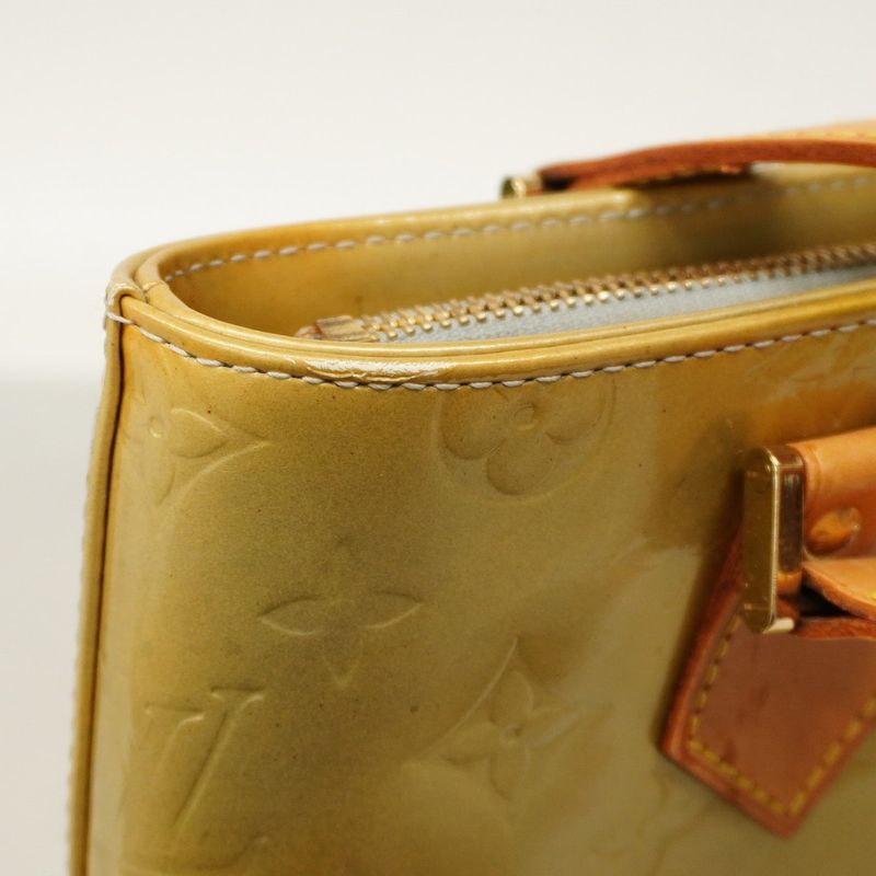 Louis Vuitton Tote Bag Vernis Houston M91053 Gris Women's