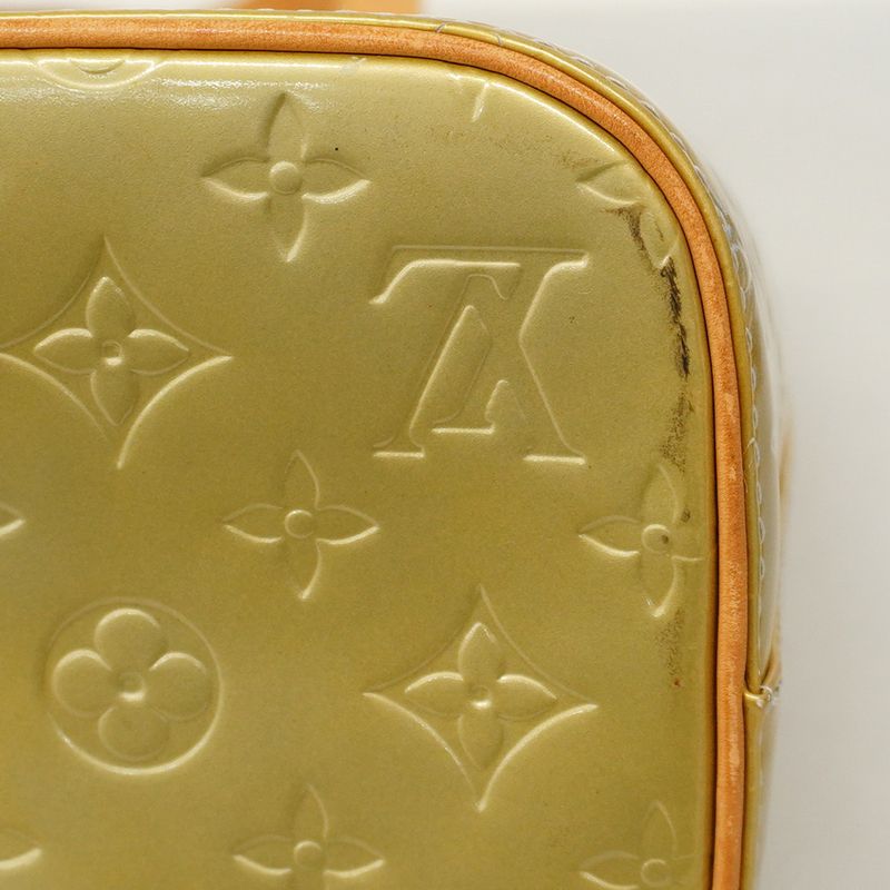 Louis Vuitton Tote Bag Vernis Houston M91053 Gris Women's