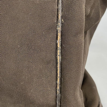 Gucci Handbag Bamboo 001 1577 Canvas Brown Silver Hardware 2way Bag Ladies