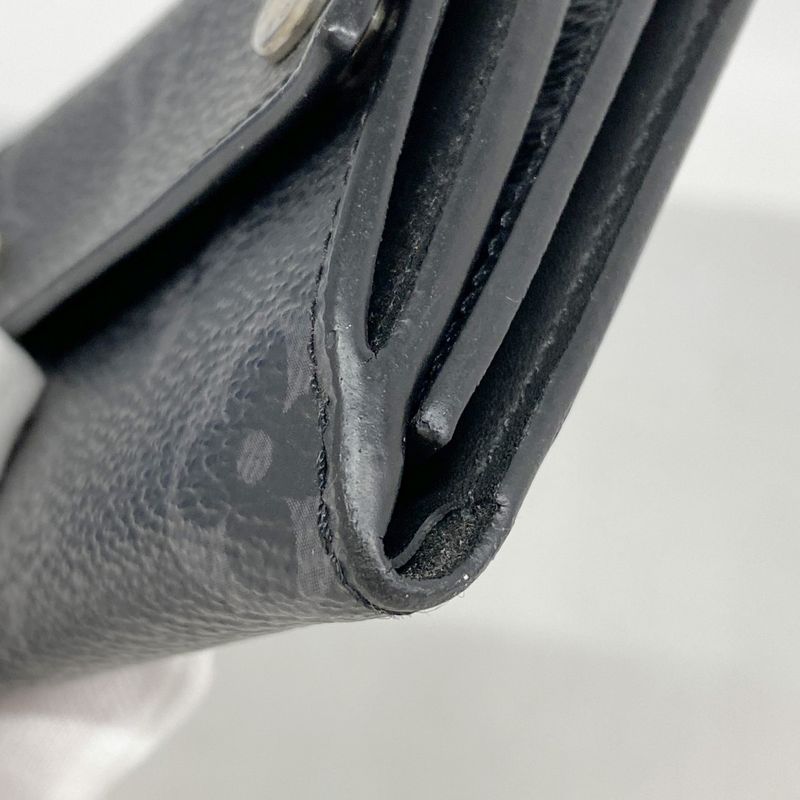 Louis Vuitton Monogram-eclipse Discovery Compact Wallet M67630 Blackmen's