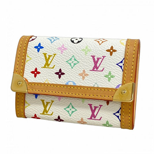 Louis Vuitton Coin Case Monogram Multicolor Porte Monepla M92657 Bronze Ladies