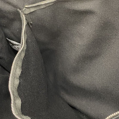 Hermes Tote Bag Dawil MM Canvas Black Silver Hardware Women's