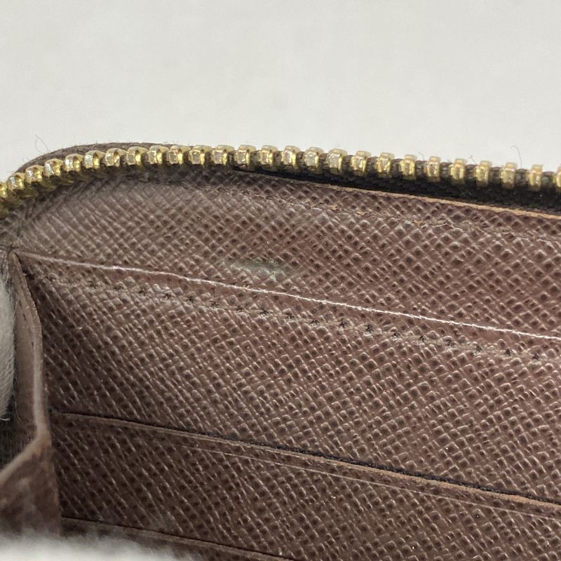 Louis Vuitton Long Wallet Damier Zippy Wallet N60015 Ebène Ladies