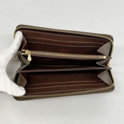 Louis Vuitton Long Wallet Damier Zippy Wallet N60015 Ebène Ladies