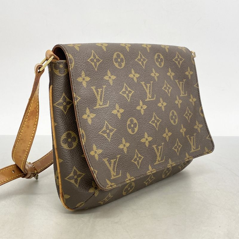 Louis Vuitton Shoulder Bag Monogram Musette Tango Short Strap M51257 Brown
