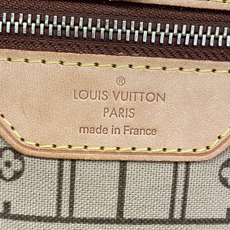 Louis Vuitton Tote Bag Monogram Neverfull MM M40156 Brown Ladies
