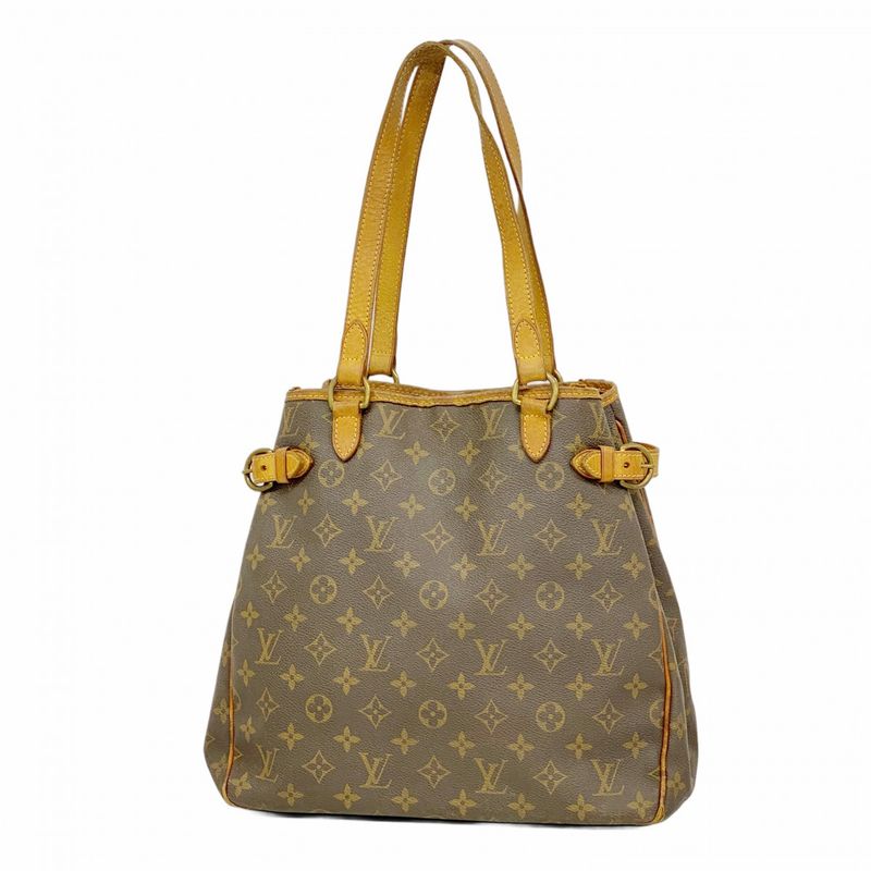 Louis Vuitton Tote Bag Monogram Batignolles Vertical M51153 Brown Ladies