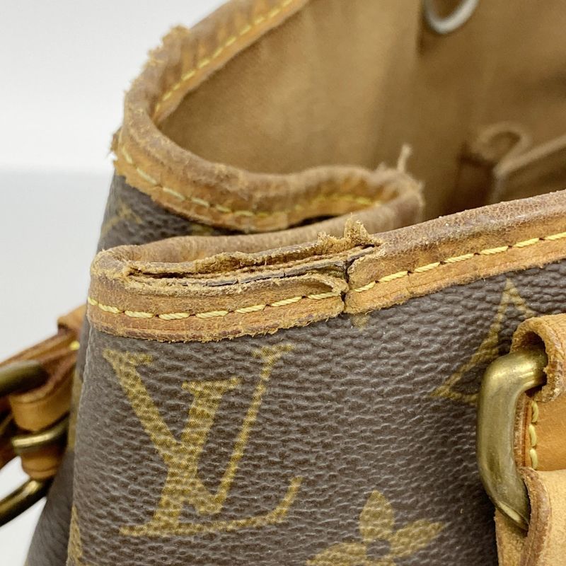 Louis Vuitton Tote Bag Monogram Batignolles Vertical M51153 Brown Ladies