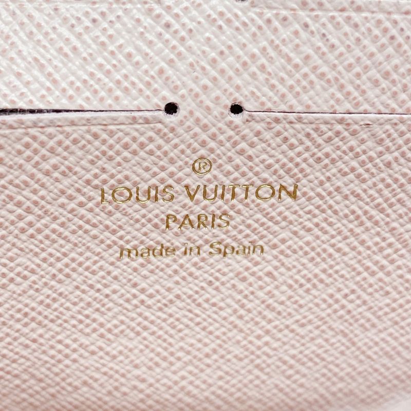 Louis Vuitton Long Wallet Monogram Portefeuille Jeanne M62203 Brown Rose