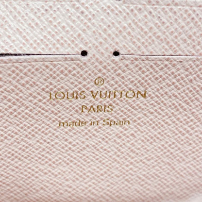 Louis Vuitton Long Wallet Monogram Portefeuille Jeanne M62203 Brown Rose