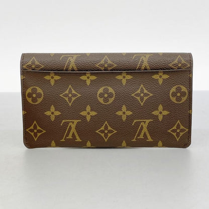 Louis Vuitton Long Wallet Monogram Portefeuille Jeanne M62203 Brown Rose