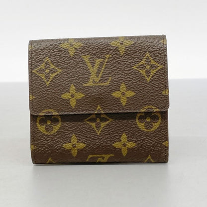 Louis Vuitton Trifold Wallet Monogram Porte Monebier Carte Cles Di M61652 Brown