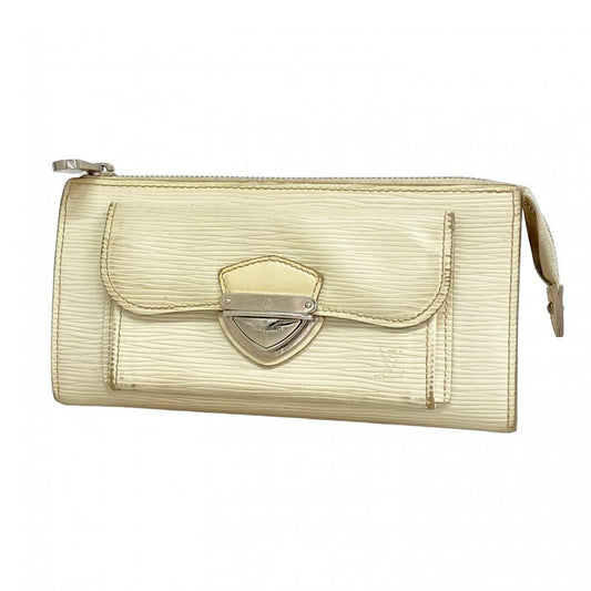 Louis Vuitton Epi Portefeuille Astrid M6659j Ivoire Women's Long Wallet