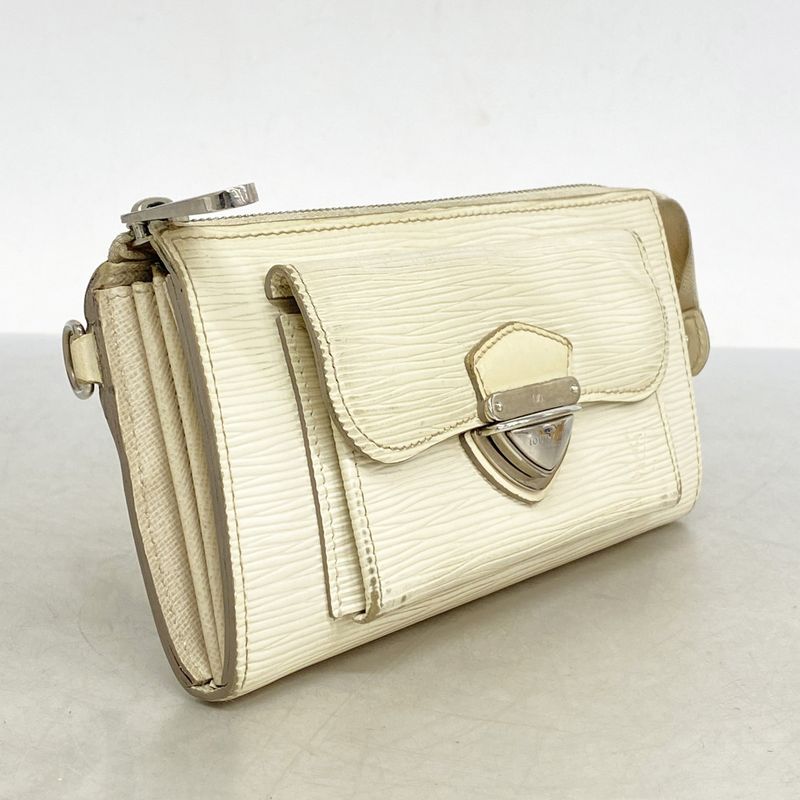 Louis Vuitton Epi Portefeuille Astrid M6659j Ivoire Women's Long Wallet