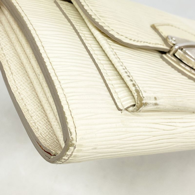 Louis Vuitton Epi Portefeuille Astrid M6659j Ivoire Women's Long Wallet