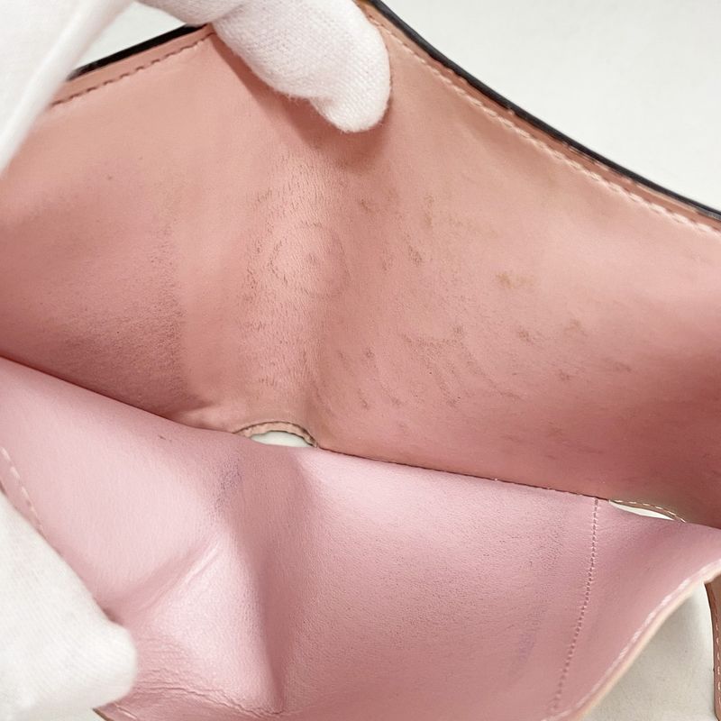 Louis Vuitton Trifold Wallet Vernis Portefeuille Victorine M62428 Rose Ballerine