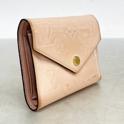 Louis Vuitton Trifold Wallet Vernis Portefeuille Victorine M62428 Rose Ballerine