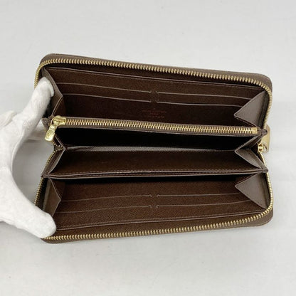 Louis Vuitton Long Wallet Damier Zippy Wallet N60015 Ebène Men Women Unisex