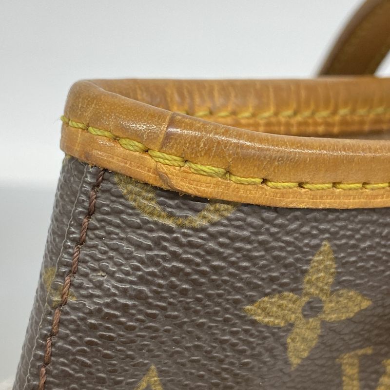 Louis Vuitton Tote Bag Monogram Bucket PM M42238 Brown Ladies
