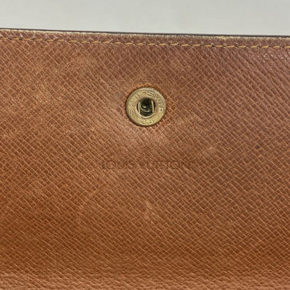 Louis Vuitton Long Wallet Monogram Pochette Porte Monet Cles Di M61723 Brown