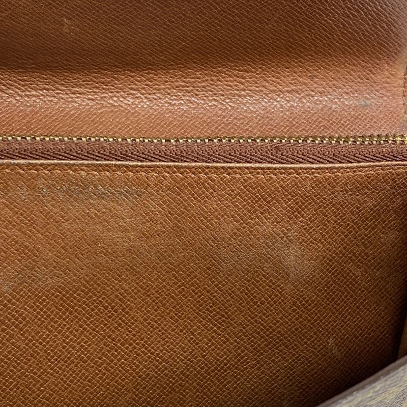 Louis Vuitton Long Wallet Monogram Pochette Porte Monet Cles Di M61723 Brown