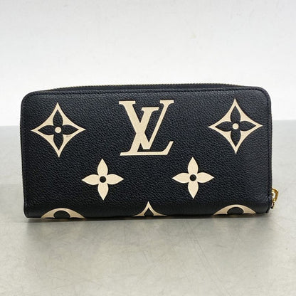 Louis Vuitton Long Wallet Monogram/empreinte Bicolor Zippy Wallet M80481 Black