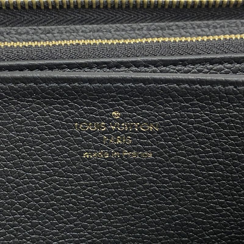 Louis Vuitton Long Wallet Monogram/empreinte Bicolor Zippy Wallet M80481 Black