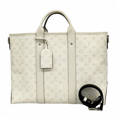 Louis Vuitton Tote Bag Taigarama Weekend Tote NM M30919 White 2way Bag Men's