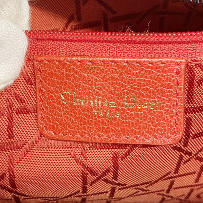 Christian Dior Handbag Canage Lady Dior Canvas Black Gold Hardware Women