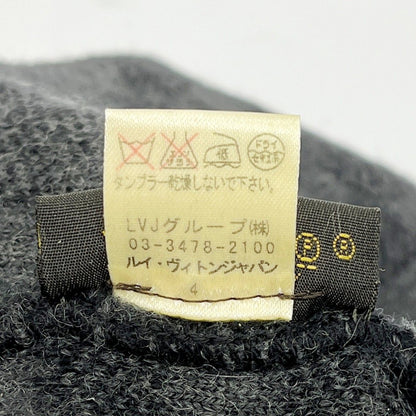 Louis Vuitton Knit Cap Hat Wool Women's Black
