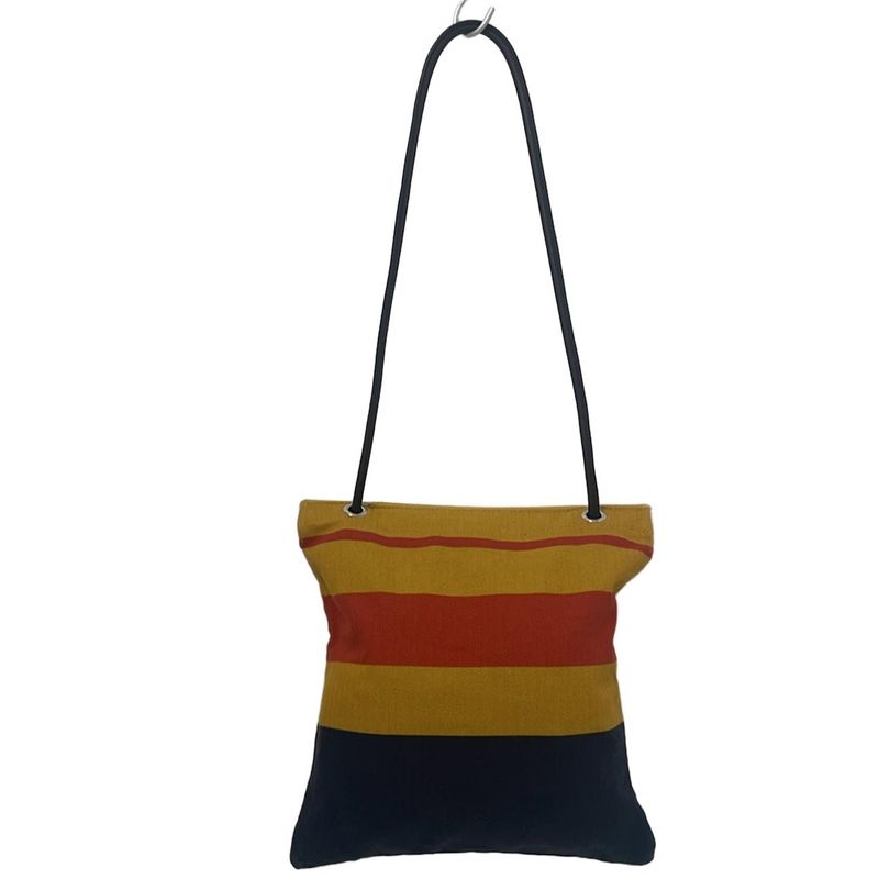 Hermes Shoulder Bag Aline Lo Cabassac Aline MM Jeanne X Orange X Marine Leather