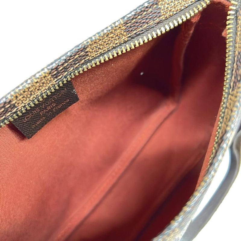 Louis Vuitton Handbag Damier Trousse Makeup N51982 Ebène