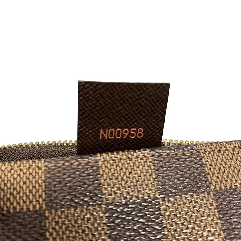 Louis Vuitton Handbag Damier Trousse Makeup N51982 Ebène