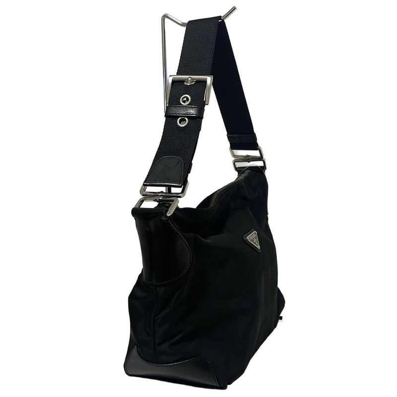 Prada Shoulder Bag  Black Leather