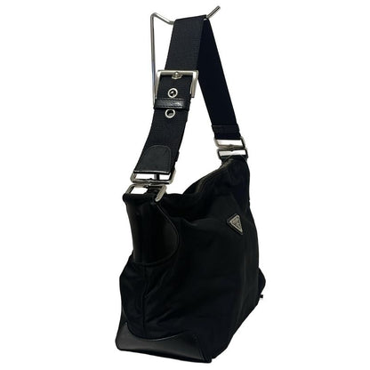 Prada Shoulder Bag  Black Leather