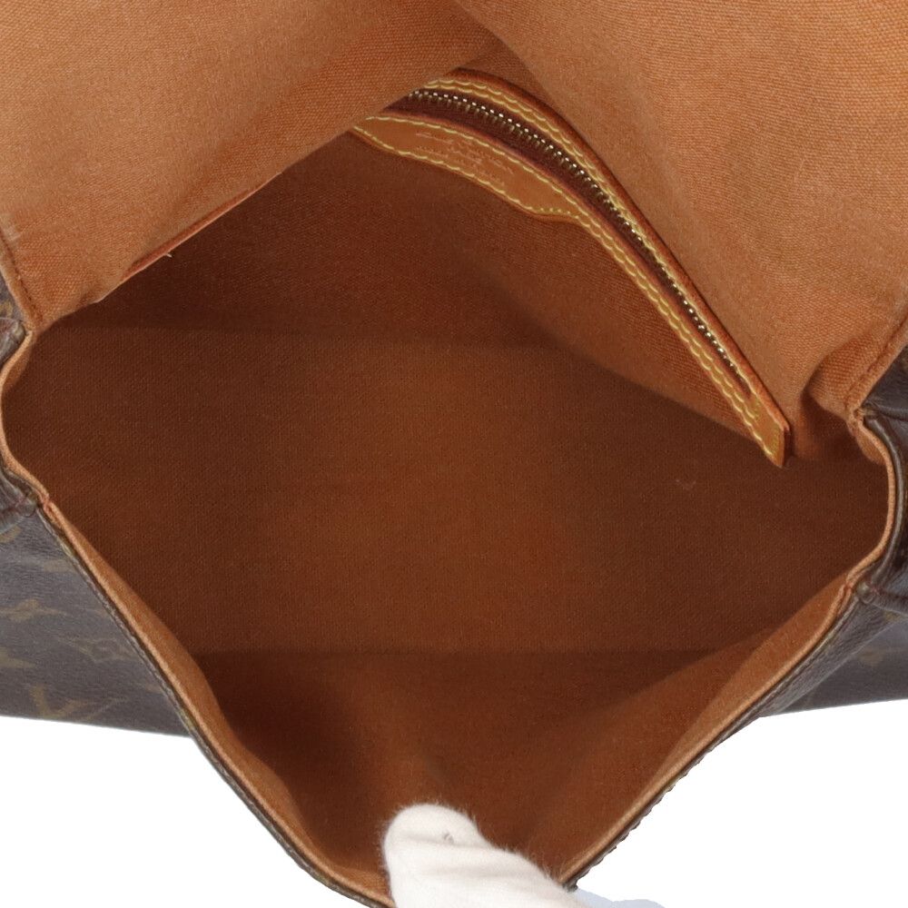 Louis Vuitton Mini Looping Monogram Shoulder Bag Monogram Canvas M51147 Brown