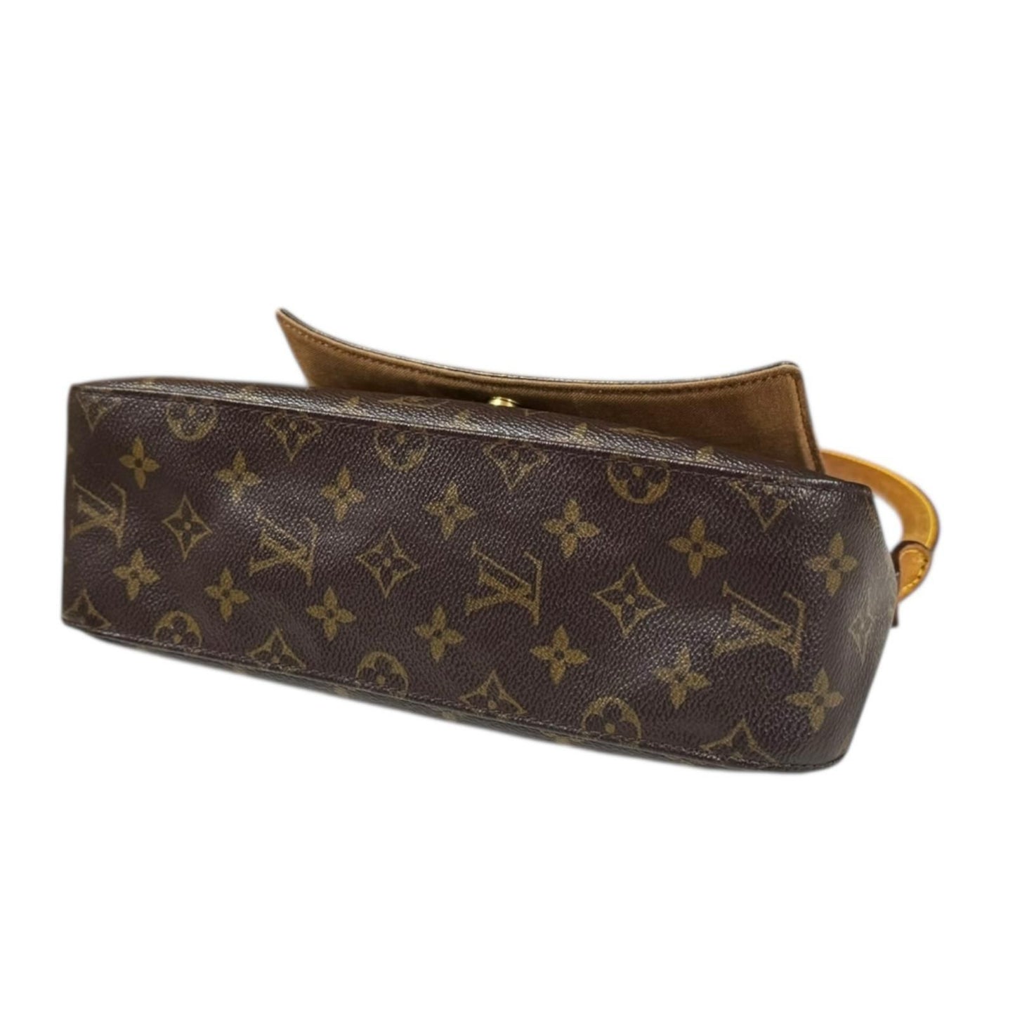 Louis Vuitton Mini Looping Monogram Shoulder Bag Monogram Canvas M51147 Brown