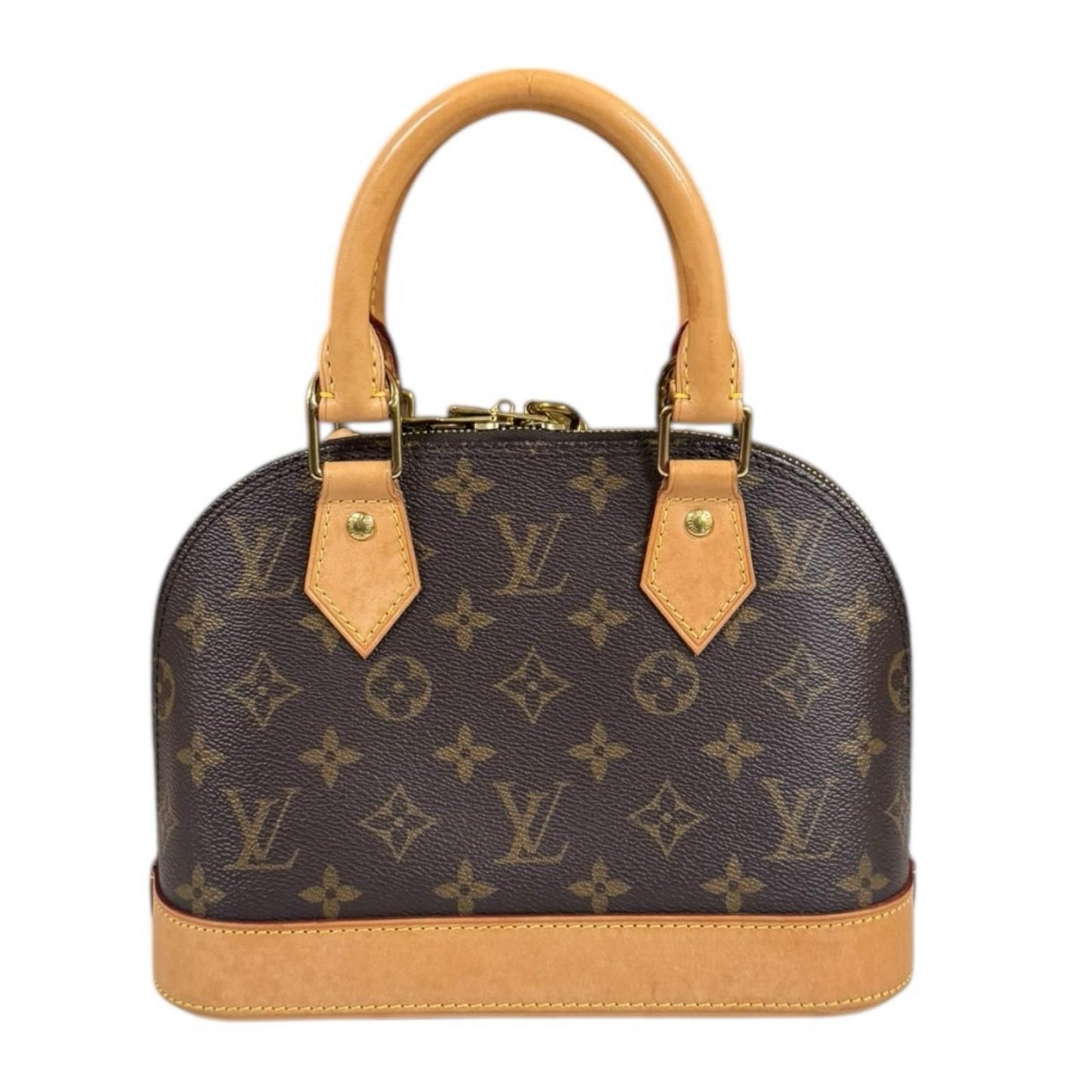 Louis Vuitton Alma BB Monogram Shoulder Bag Monogram Canvas M53152 Brown