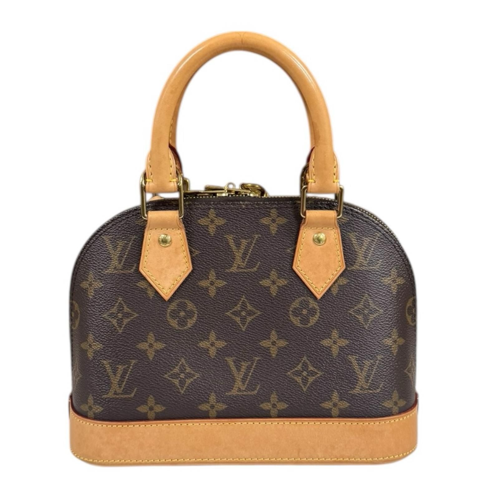 Louis Vuitton Alma BB Monogram Shoulder Bag Monogram Canvas M53152 Brown